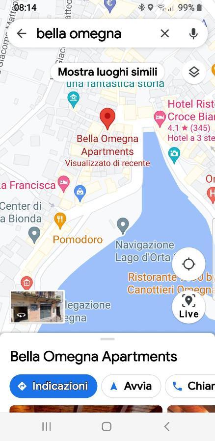 Bella Omegna Apartments Esterno foto